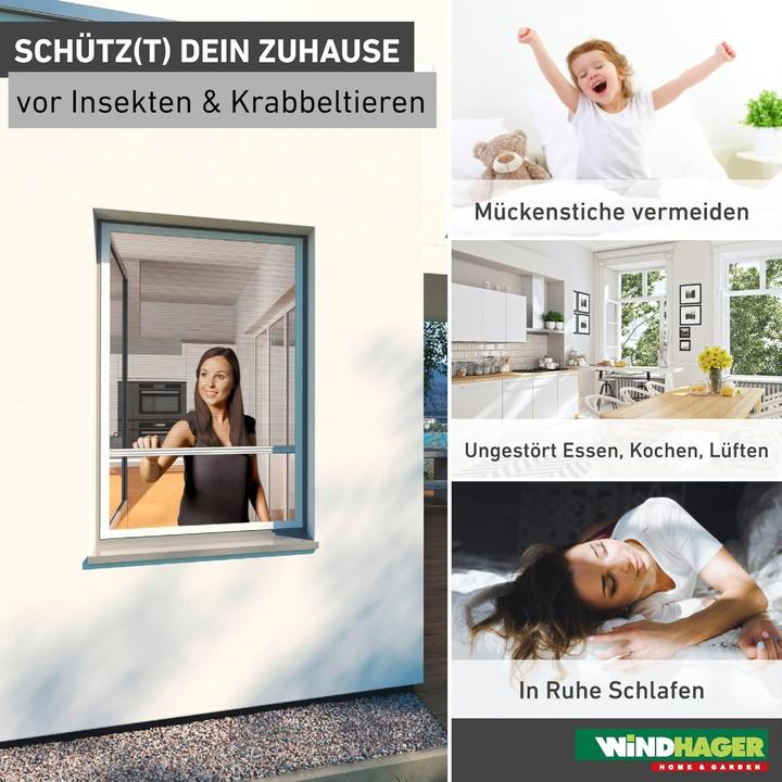 Produktbild Windhager Einhänge-IS-Fenster Plissée (120 x 100 cm)
