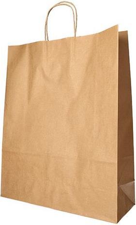 Image du produit Papstar Sac en papier, 400 x 320 x 120 mm, marron en papier kraft, 80 g/qm, capacité de charge : 8 kg, avec (Pochette cadeau, 25 x)
