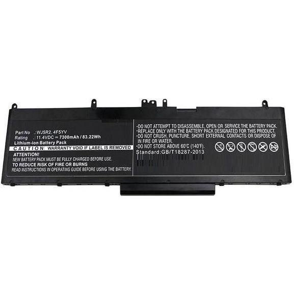 CoreParts 4F5YV-CP (5500 mAh), Notebook Akku, Schwarz