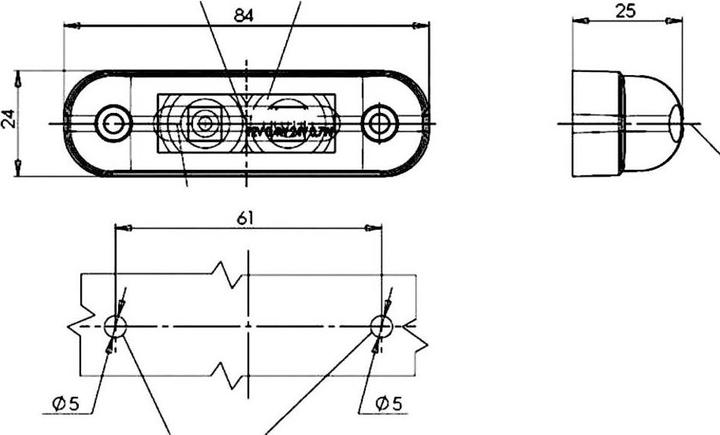 Image du produit SecoRüt Feu de position latéral à LED