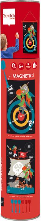 Actual product image Scratch Magnet dart game pirate large (German)