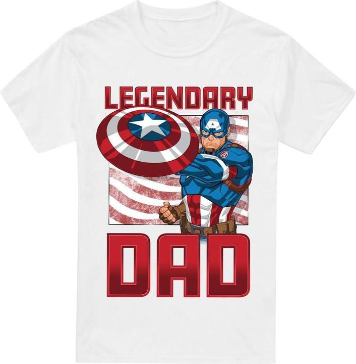 Image du produit Captain America - T-shirt LEGENDARY DAD - Homme (M)