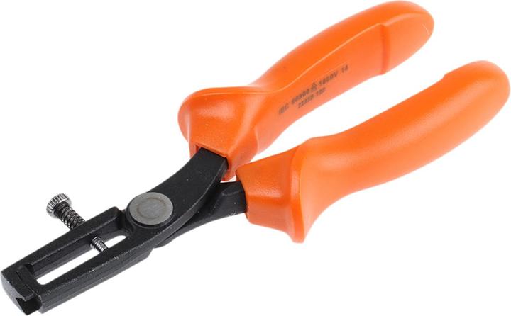 Actual product image Bahco ERGO wire strippers, phosphated, insulated with two-component handles, VDE-tested(150 mm) (165 mm)