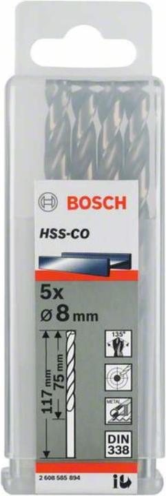 Produktbild Bosch Professional Zubehör PRO Stainless Steel HSS-Co Spiralbohrer, 9.5 x 81 x 125 mm (9.5 mm)