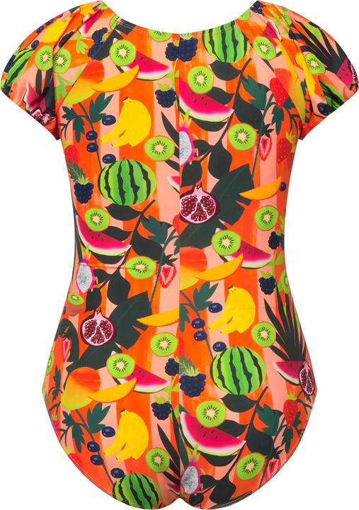 Immagine prodotto Ulla Popken Costume da bagno con frutta, coppe morbide e mezze maniche a sbuffo (50)
