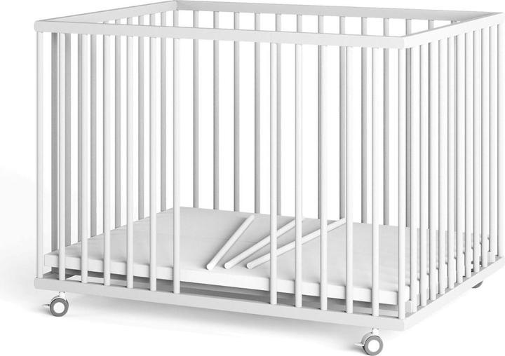 Image du produit Sämann Parc Premium avec barreaux amovibles (100 cm, 75 cm, Hêtre)