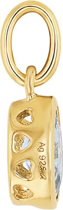 Image du produit Amor Pendentif Cupidon pour femme, argent sterling 925, verre (Argent 925)