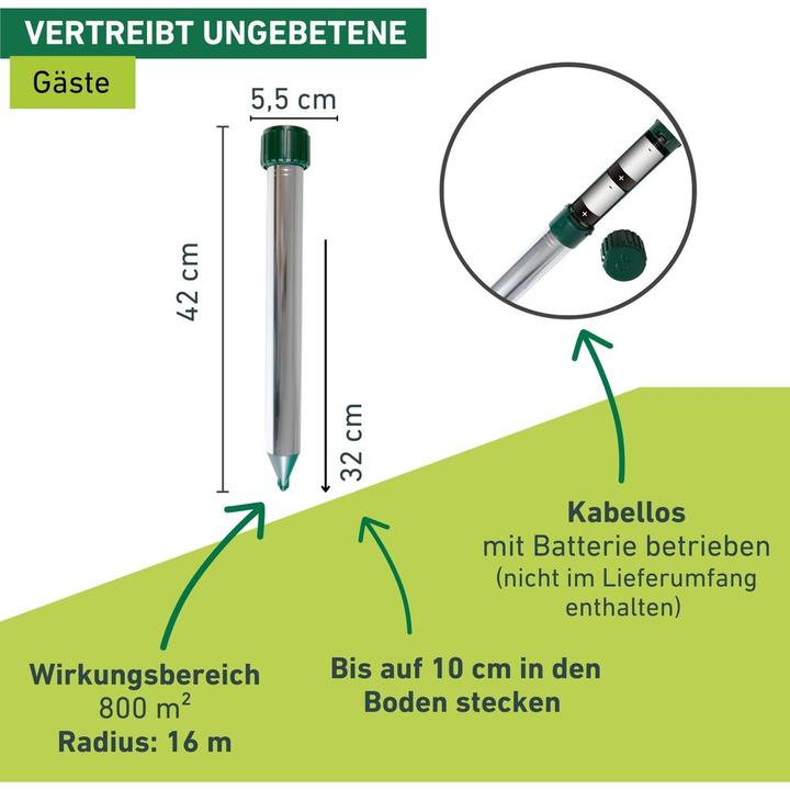 Actual product image Windhager Vole shocker aluminum