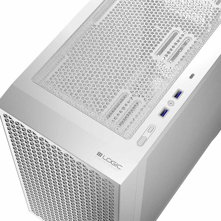 Actual product image Logic DART PRO MINI USB-C Gehäuse Weiss (mATX)
