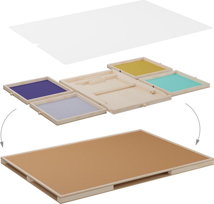 Produktbild Relaxdays Puzzlebrett (1500 Teile)