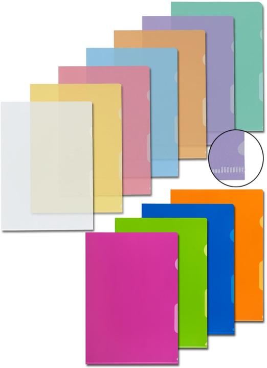 Produktbild Kolma Sichtmappe A4 genarbt superstrong rot (A4, 10x)