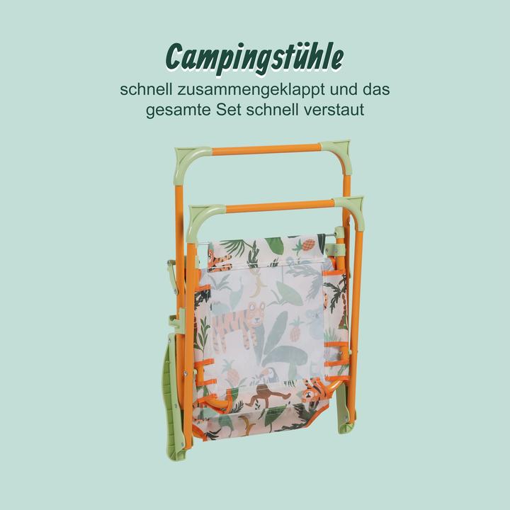 Produktbild Relaxdays Camping-Kindersitzgruppe (Kinderstuhl, Kindertisch)