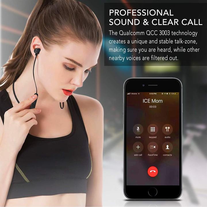 Actual product image Yatwin Bluetooth Sportkopfhörer YW-X1 (8 h, Wireless)