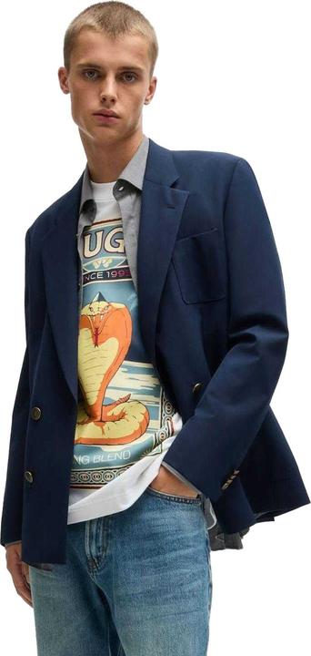 Actual product image HUGO Mens Dicobri Graphic Print T-Shirt (L)