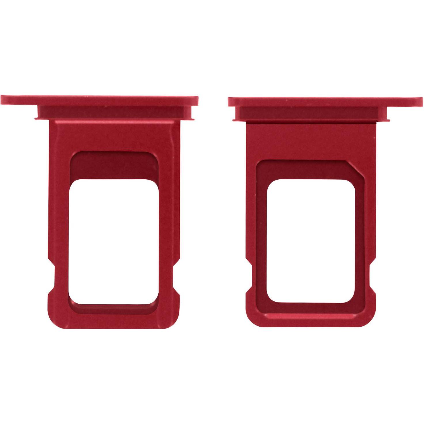 Clappio Ersatz Sim-Halter Apple iPhone 11 (SIM-Halterung, iPhone 11), Mobilgerät Ersatzteile, Rot