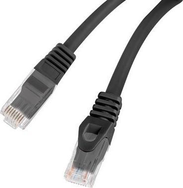 Produktbild Lanberg Patchcord cat.6 UTP 1m black (U/UTP, CAT6, 1 m)