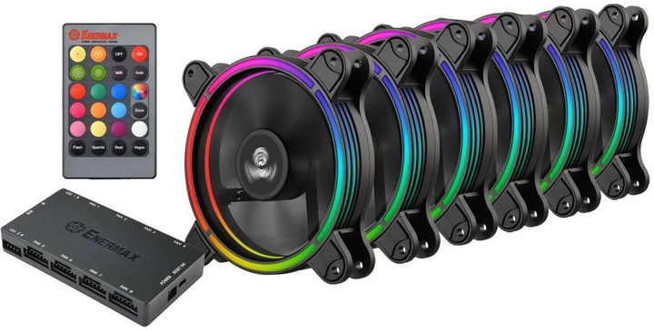 Actual product image Enermax T.B.Rgb (120 mm, 6 x)