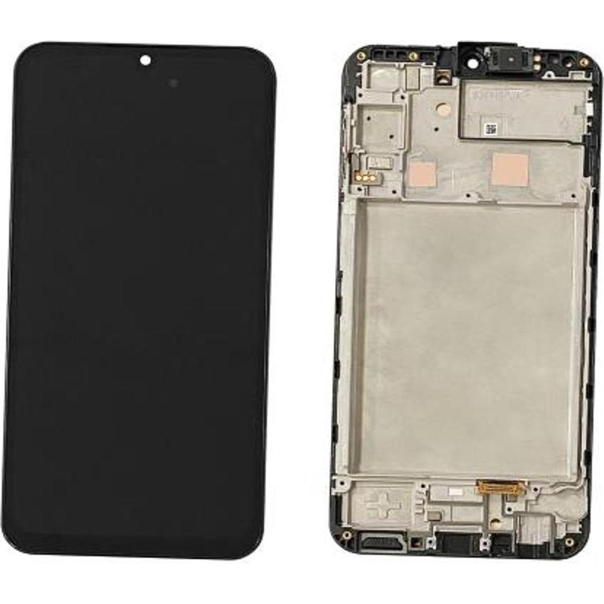 Samsung Galaxy A24 LCD Display Original - Black (Display, Samsung Galaxy A24), Pezzi di ricambio per dispositivi mobili, Nero