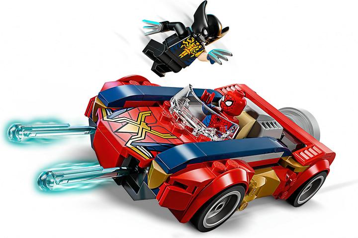 Produktbild LEGO Super Heroes Spider-Man Auto vs. Venomized Wolverine (76336, LEGO Marvel)
