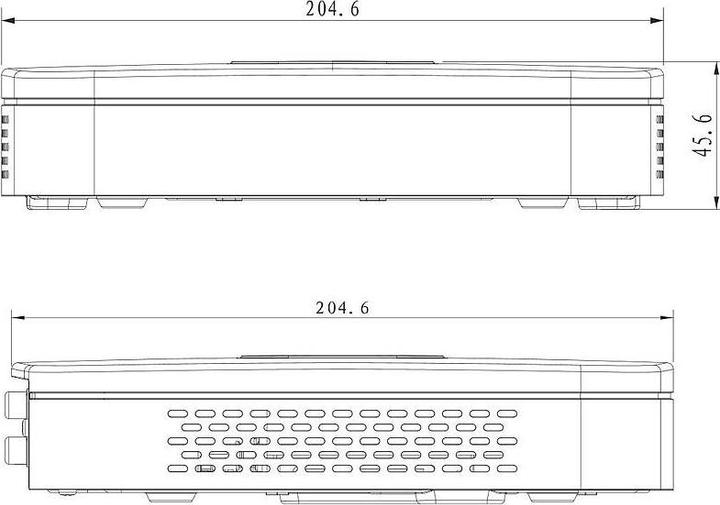 Actual product image Dahua NET VIDEO RECORDER 4CH/NVR4104-EI (Network Video Recorder (NVR))