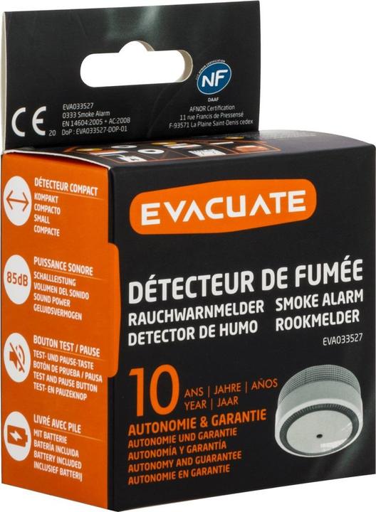 Actual product image Evacuate Mini smoke detector EVA033527