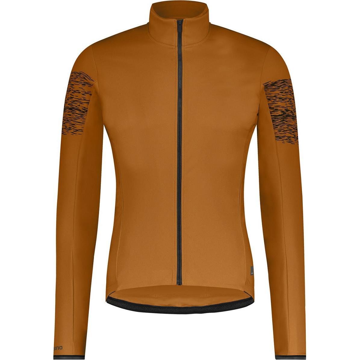 Shimano, Velotrikot, BEAUFORT WIND Jersey Insulated BRONZE L (L), Orange, L