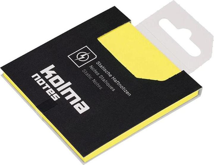 Actual product image Kolma Sticky notes Notes 76 x 76 mm static cling yellow (76 x 76 mm)