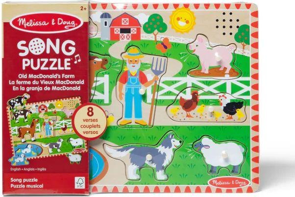 Produktbild Melissa & Doug MELISSA Old MacDonald's Farm Sound Puzzle (nur englisches Lied) (8 Teile)