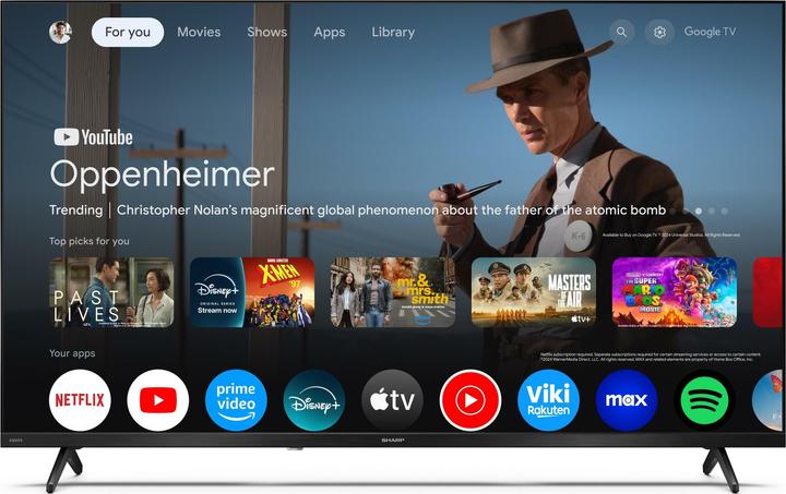 Actual product image Sharp Google TV (40", LCD, Full HD, 2025)