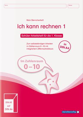 Produktbild Ich kann rechnen 1 und 2 - Ausgabe in A4 - Schülerarbeitshefte für die 1. Klasse (Deutsch, Katrin Langhans, 2018)