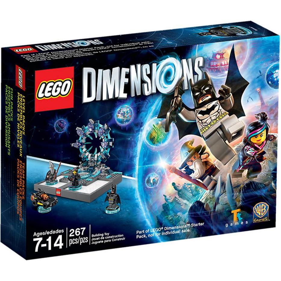 LEGO Pacchetto iniziale Batman, Gandalf, Wyldstyle, Batmobile – Wii U (LEGO Dimensions)