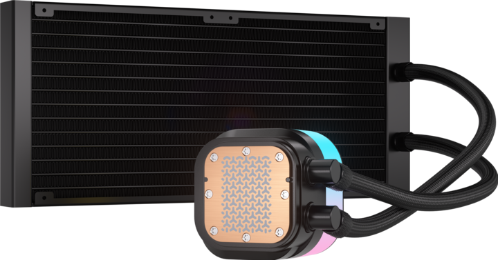 Image du produit Corsair iCUE LINK TITAN 280 RX RGB AIO, Radiateur 280mm, Refroidisseur CPU liquide