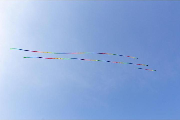 Actual product image Invento Tube Tail Rainbow Spiral 6 m Tube tail, length 6.2 m, Ø 10 cm