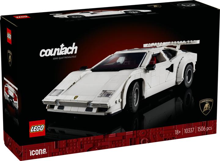 Image du produit LEGO Lamborghini Countach 5000 Quattrovalvole (10337, LEGO Icons, LEGO difficiles à trouver)