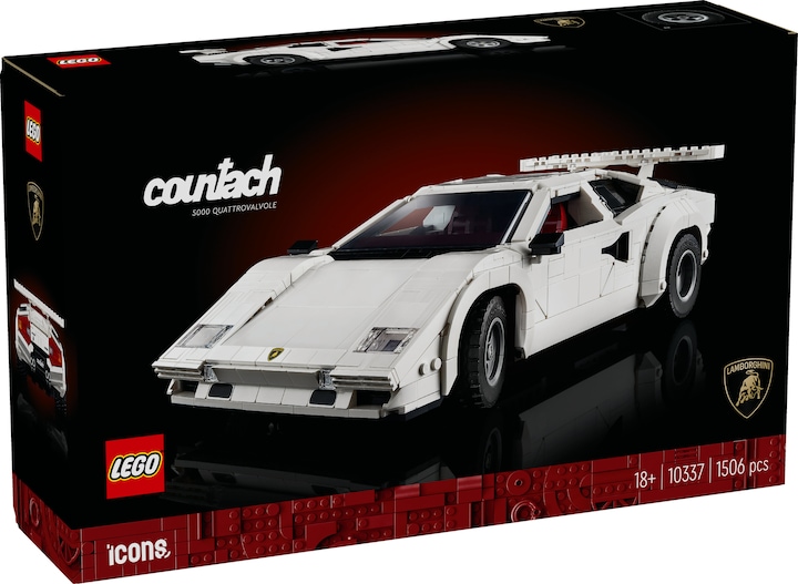 Image du produit LEGO Lamborghini Countach 5000 Quattrovalvole (10337, LEGO Icons, LEGO difficiles à trouver)