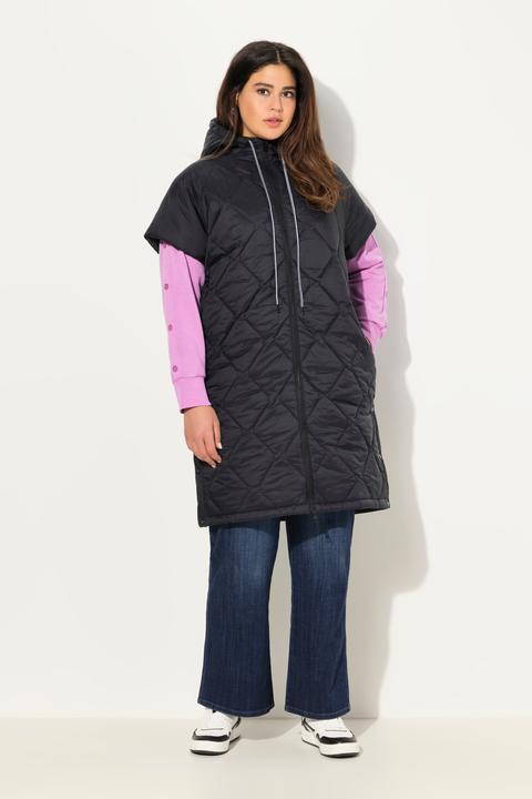 Actual product image Ulla Popken HYPRAR Quilted Drawstring Vest (56)