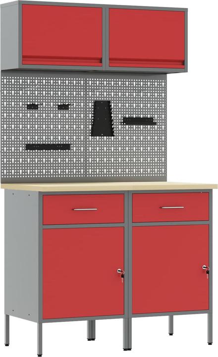 Produktbild vidaXL Werkstattschrank (55 cm, 200 cm)