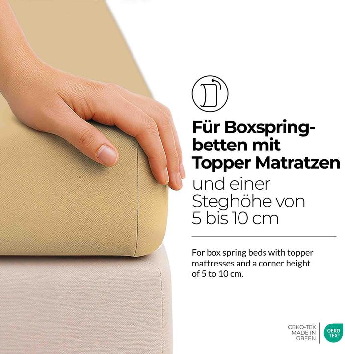 Image du produit Etérea Microfibre interlock pour topper (90 x 200 - 100 x 200 cm)