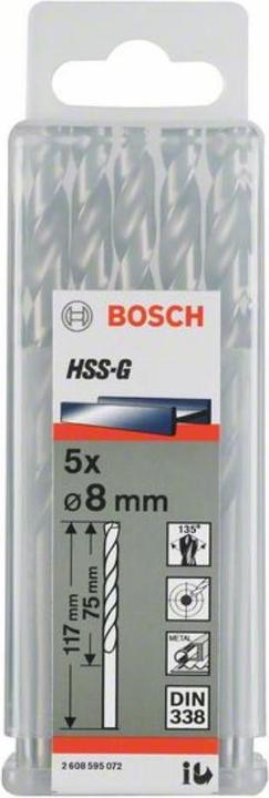 Immagine prodotto Bosch Professional Zubehör Trapano PRO Metal HSS-G, 16 x 120 x 178 mm (16 mm)