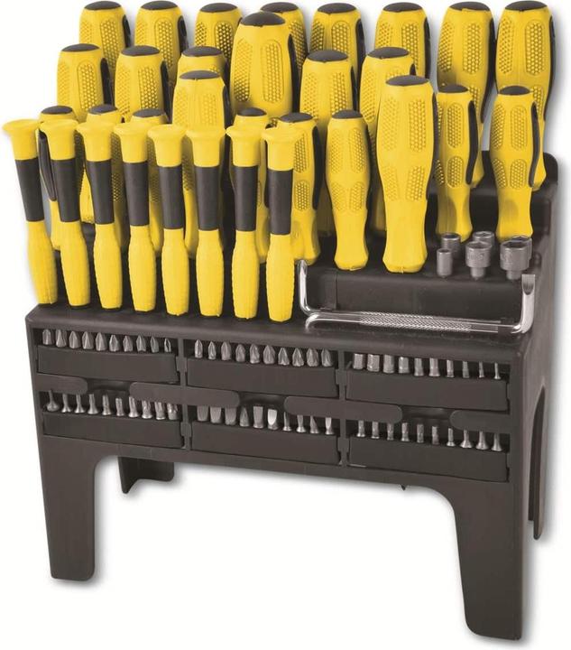Actual product image Mannesmann 100-piece screwdriver set