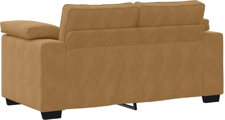 Produktbild vidaXL Zweisitzer-Sofa Braun 120 cm Samt