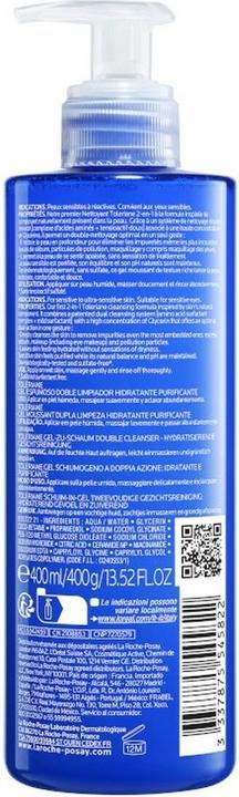 Nutritional values and ingredients La Roche Posay Toleriane Double Cleanser (Cleansing gel, 400 ml)