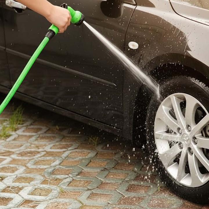 Actual product image Avizar Dehnbarer Gartenschlauch bis 38 m mit Brause (38 m)