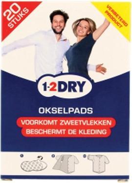 Immagine prodotto 1-2Dry Imbottiture ascellari contro le macchie di sudore (Protezioni per ascelle)