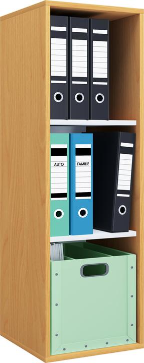 Produktbild VCM Holz Büroschrank Aktenregal Lona l 3 Fächer (35 x 37 x 110 cm)