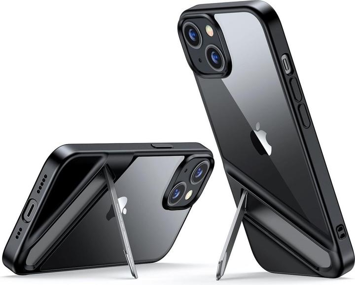 Ugreen LP633 Kickstand Protective Case Hard Cover with Gel Frame and Built-in Stand for iPhone 14 (9 (Apple iPhone 14)