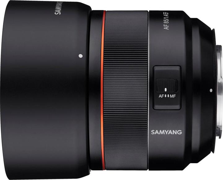 Actual product image Samyang AF 85mm f/1.4, Canon EF (Canon EF, Canon EF-S, APS-C / DX, full size)