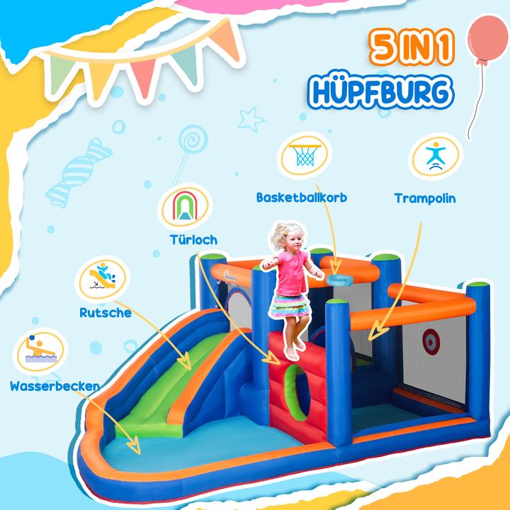 Immagine prodotto Outsunny Castello gonfiabile con soffiatore