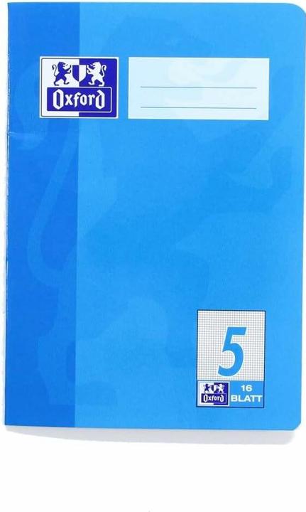 Actual product image Oxford Exercise book (A5, Checked, Hardcover)