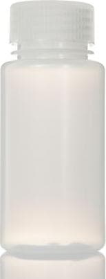Image du produit Rs Pro HDPE Bouteille de laboratoire 125ml, Ø 51mm Bouteille de stockage col large 51 x 104mm